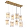 Globo Gorley Hanglamp Goud, 8-lichts