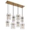 Globo Gorley Hanglamp Goud, 8-lichts