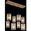 Globo Gorley Hanglamp Goud, 8-lichts