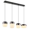 Globo Cristallica Hanglamp LED Antraciet, 1-licht