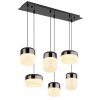 Globo Cristallica Hanglamp LED Antraciet, 1-licht