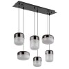 Globo Cristallica Hanglamp LED Antraciet, 1-licht