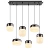 Globo Cristallica Hanglamp LED Antraciet, 1-licht