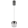 Globo Cristallica Hanglamp LED Antraciet, 1-licht