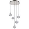 Globo Aida Hanglamp LED Chroom, 1-licht