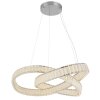 Globo Mucky Hanglamp LED Chroom, 1-licht, Afstandsbediening