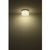 Globo Klunka Plafondlamp LED Chroom, 1-licht, Afstandsbediening