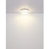 Globo Klara Plafondlamp LED Chroom, 1-licht, Afstandsbediening