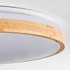 Sofo Plafondlamp, Paneel LED Wit, 1-licht, Afstandsbediening