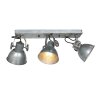 steenhouwer Gearmetal Plafondlamp, Plafondspot Oud zilver, 3-lichts