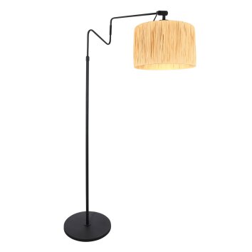 steenhouwer Linstrøm Staande lamp Zwart, 1-licht