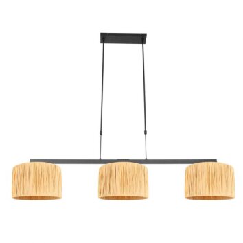 steenhouwer Stang Hanglamp Zwart, 3-lichts