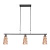 steenhouwer Vidrio Hanglamp Zwart, 3-lichts