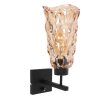 steenhouwer Vidrio Wandlamp Zwart, 1-licht