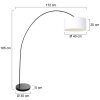 steenhouwer Solva Staande lamp Zwart, 1-licht