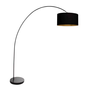 steenhouwer Solva Staande lamp Zwart, 1-licht