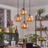 Ripoll Hanglamp, Kogellampje, Hanglamp Amber, 4-lichts