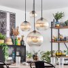 Koyoto Hanglamp, Kogellampje, Hanglamp Amber, Duidelijk, 4-lichts