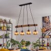 Koyoto Hanglamp, Kogellampje, Hanglamp Natuurlijke kleuren, Zwart, 4-lichts