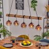 Koyoto Hanglamp, Kogellampje, Hanglamp Natuurlijke kleuren, Zwart, 5-lichts