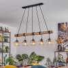 Koyoto Hanglamp, Kogellampje, Hanglamp Natuurlijke kleuren, Zwart, 5-lichts