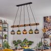 Koyoto Hanglamp, Kogellampje, Hanglamp Natuurlijke kleuren, Zwart, 5-lichts