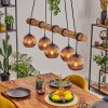 Koyoto Hanglamp, Kogellampje, Hanglamp Natuurlijke kleuren, Zwart, 5-lichts