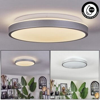 Stenaljung Plafondlamp, Paneel LED Zilver, 1-licht