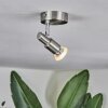 Trio verlichting Gropptorp Plafondlamp, Plafondspot Nikkel mat, 1-licht