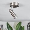 Trio verlichting Gropptorp Plafondlamp, Plafondspot Nikkel mat, 1-licht