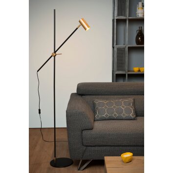 Lucide PHILINE Staande lamp Zwart, 1-licht