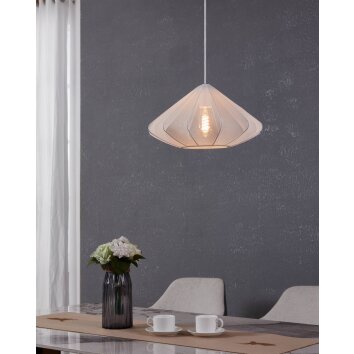 Eglo verlichting DOLWEN Hanglamp Wit, 1-licht