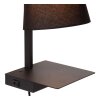 Lucide GREGORY Wandlamp Zwart, 1-licht