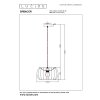 Lucide SPENCER Hanglamp Zwart, 1-licht