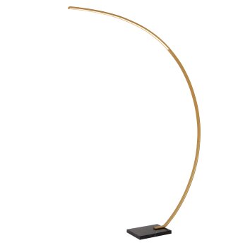 Lucide CURVE Staande lamp LED Zwart, 1-licht