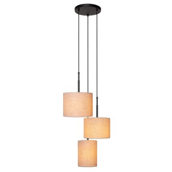 Lucide MAYA Hanglamp Zwart, 3-lichts