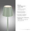 Lichten Direct EURIA Staande lamp LED Groen, 1-licht