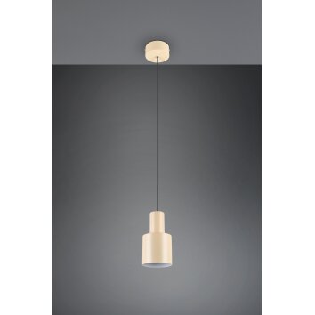 Trio verlichting Agudo Hanglamp Beige, 1-licht