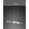 Trio verlichting ALBANY Hanglamp LED Nikkel mat, 1-licht, Afstandsbediening