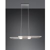 Trio verlichting ALBANY Hanglamp LED Nikkel mat, 1-licht, Afstandsbediening