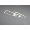 Trio verlichting ALBANY Hanglamp LED Nikkel mat, 1-licht, Afstandsbediening