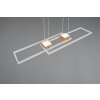 Trio verlichting ALBANY Hanglamp LED Bruin, 1-licht, Afstandsbediening