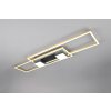 Trio verlichting ALBANY Plafondlamp LED Zwart-Goud, 1-licht, Afstandsbediening