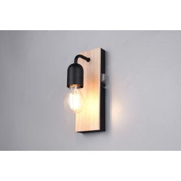 Trio verlichting Arturo Wandlamp Hout licht, 1-licht