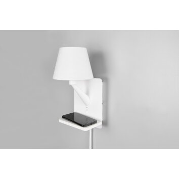 Trio verlichting Comfort Wandlamp Wit, 1-licht