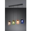 Trio verlichting Cork Hanglamp Zwart, 4-lichts