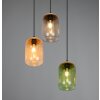 Trio verlichting Cork Hanglamp Kleurrijk, 3-lichts