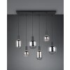 Trio verlichting Diva Hanglamp Zwart, 6-lichts