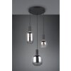 Trio verlichting Diva Hanglamp Zwart, 3-lichts