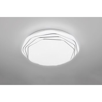 Reality Dizzy Plafondlamp LED Wit, 1-licht, Afstandsbediening